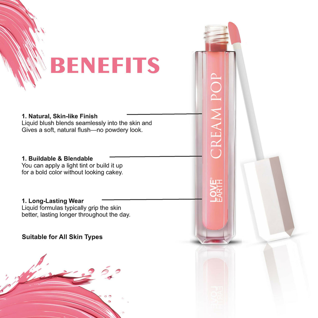 Love Earth Cream Pop Blush - Aster | Grocsy