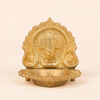 Isha Life Linga Bhairavi Brass Lamp | Grocsy