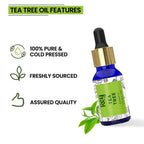 Rey Naturals Tea Tree Oil for Hair, Skin and Face Care | Grocsy