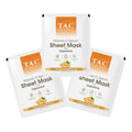 TAC - The Ayurveda Co. Vitamin C Serum Sheet Mask | Natural Skin Brightness | Grocsy