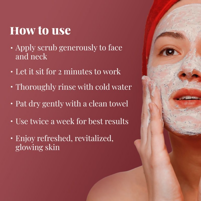 Earthraga HA + Retinol Face Scrub | Grocsy