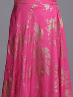 Ahalyaa Women's Traditional Wear Co-ods - Pink | Grocsy
