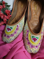 Desi Colour Women Indian Ethnic Footwear-Heavy Emb -6 | Grocsy