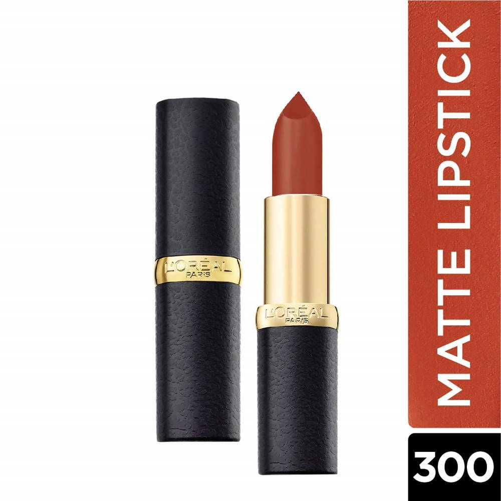 L'Oreal Paris Color Riche Moist Matte Lipstick - 300 Flaming Cloud | Grocsy