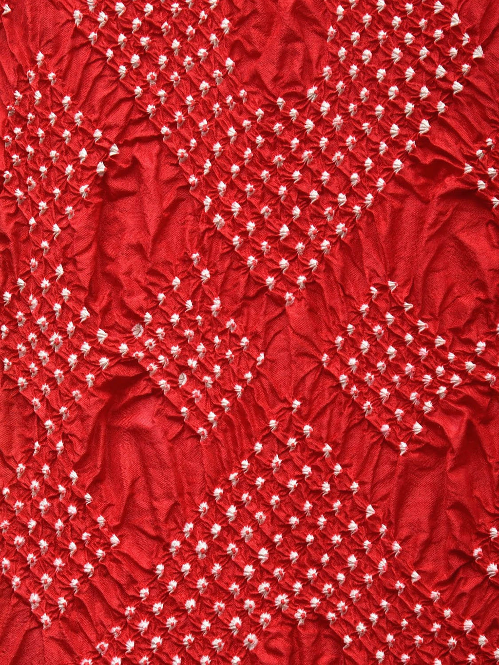 Red and Green Badhani Silk Handloom Saree with Geometrical Body and Kalamkari Pallu and Blouse Design - Global Threads | Grocsy