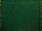 Red and Green Bandhani Uppada Silk Handloom Saree with Nilambari Buta Design - Global Threads | Grocsy