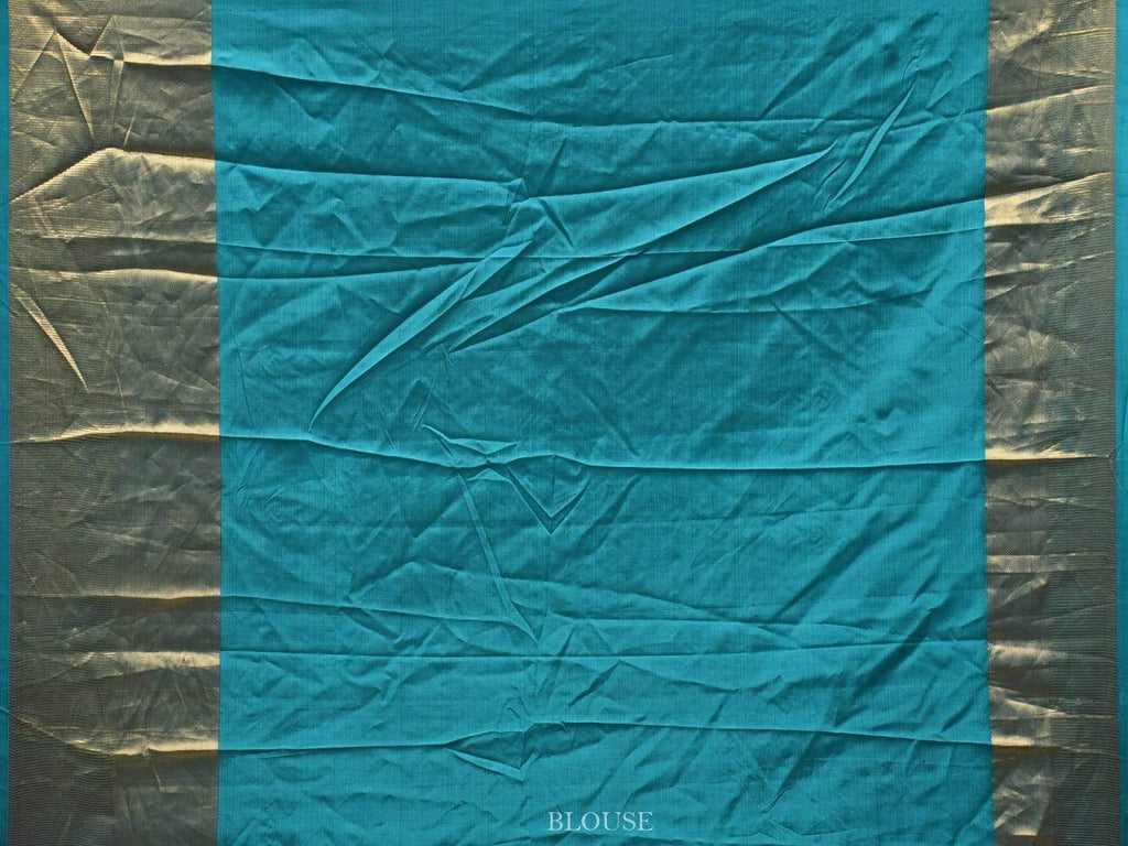 Red and Teal Bandhani Kanchipuram Silk Handloom Saree with Big Buta Design - Global Threads | Grocsy