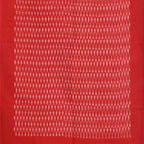 Red Pochampally Ikat Cotton Handloom Stole with Arrowhead Design - Global Threads | Grocsy