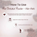 byPureNaturals Organic Red Shikakai Powder | Grocsy