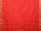 Red Uppada Silk Handloom Saree with All Over Jamdani Design - Global Threads | Grocsy