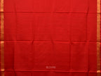 Red Uppada Silk Handloom Saree with Mango Pallu Design - Global Threads | Grocsy