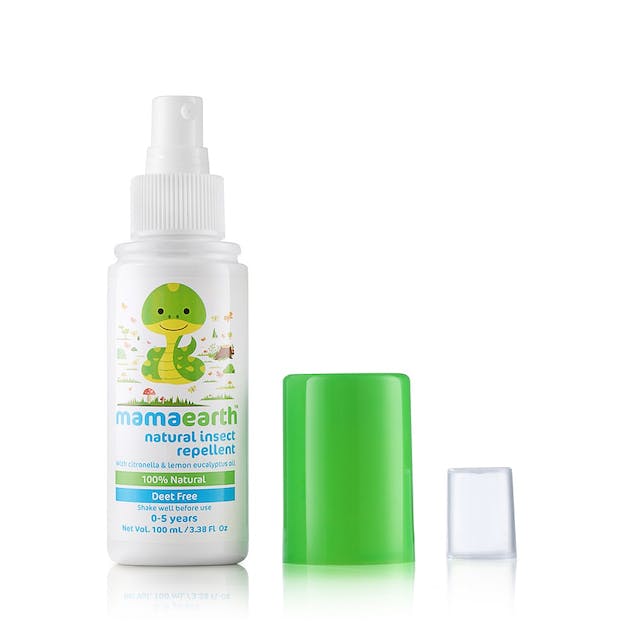 Mamaearth Natural Mosquito Repellent with Citronella & Lemongrass Oil | Grocsy