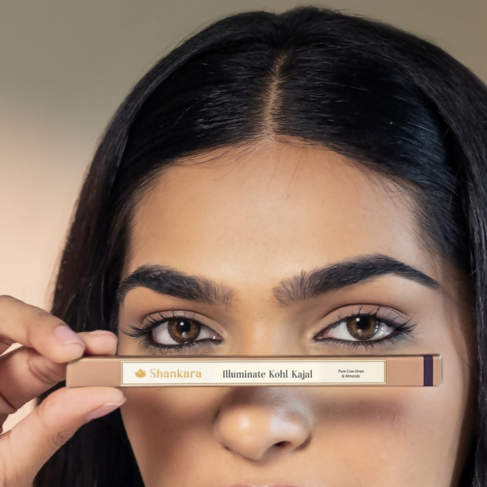 Shankara by Sri Sri Tattva Illuminate Kohl Kajal - Matte Black | Grocsy