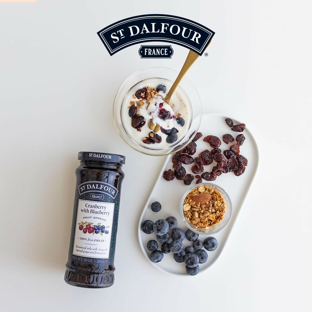 ST. DALFOUR Cranberry With Blueberry Fruit Spread | Grocsy