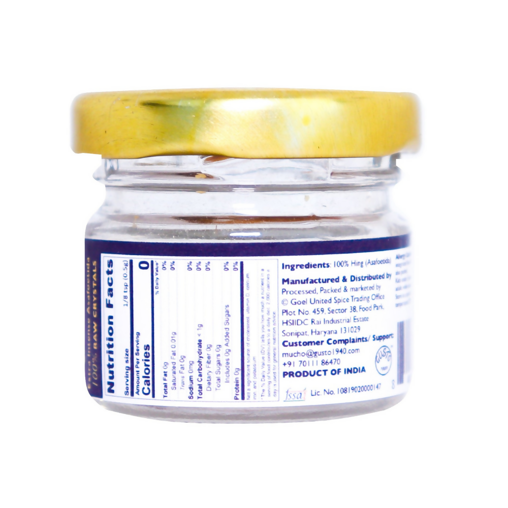 Tassyam Organics Laxmi Chand Strong Raw Hing Crystals | Grocsy