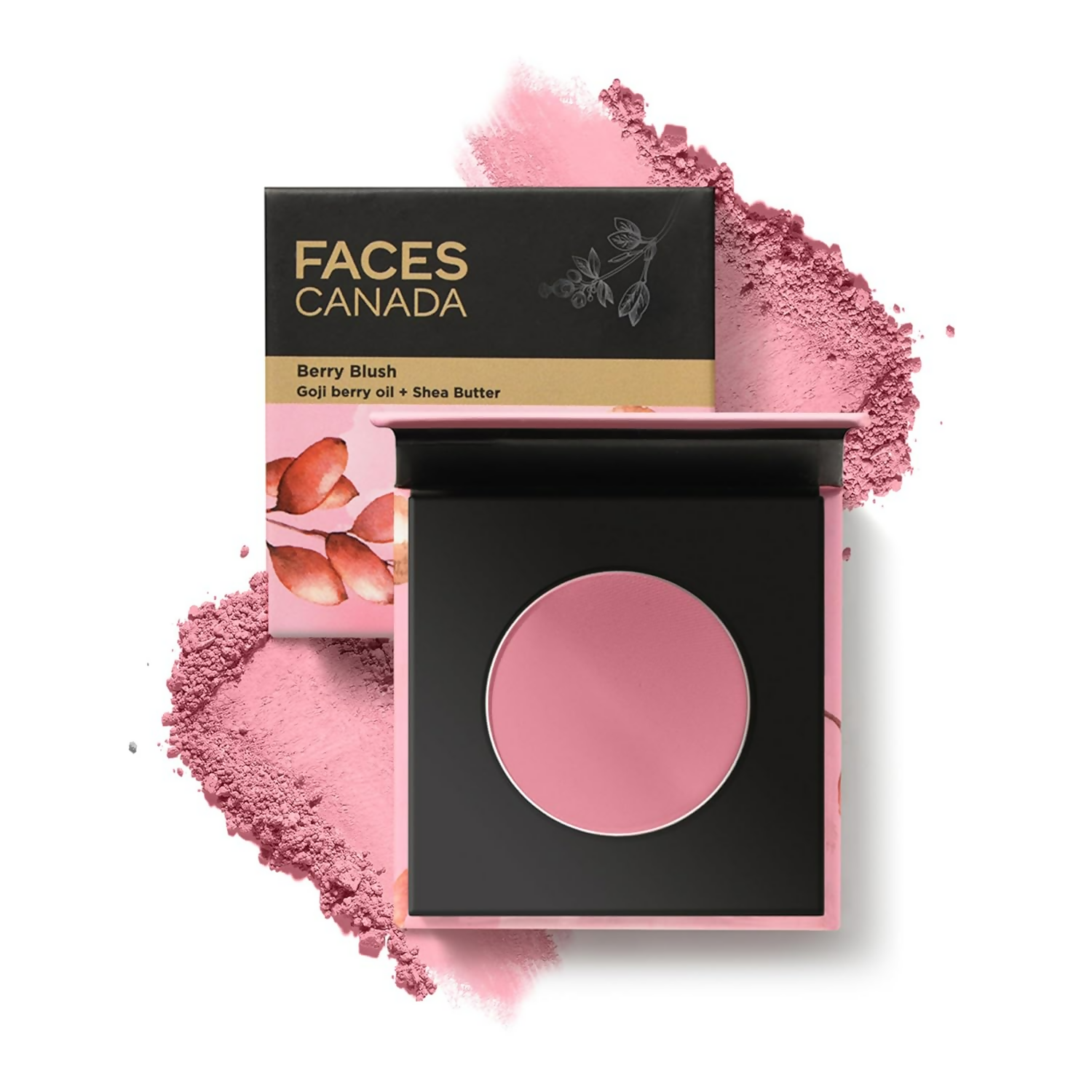 Faces Canada Berry Blush Powder With Goji Berry Oil & Shea Butter | Grocsy