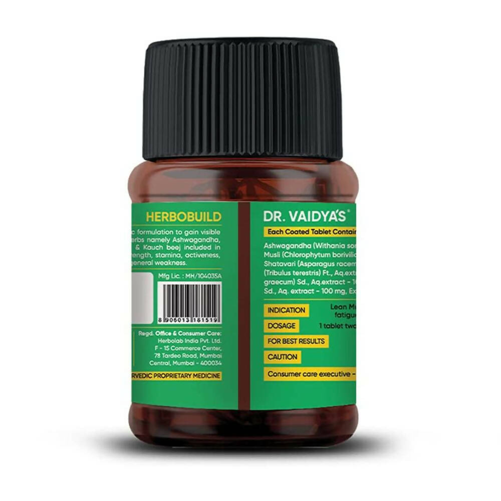 Dr. Vaidya's Herbobuild Capsules | Grocsy