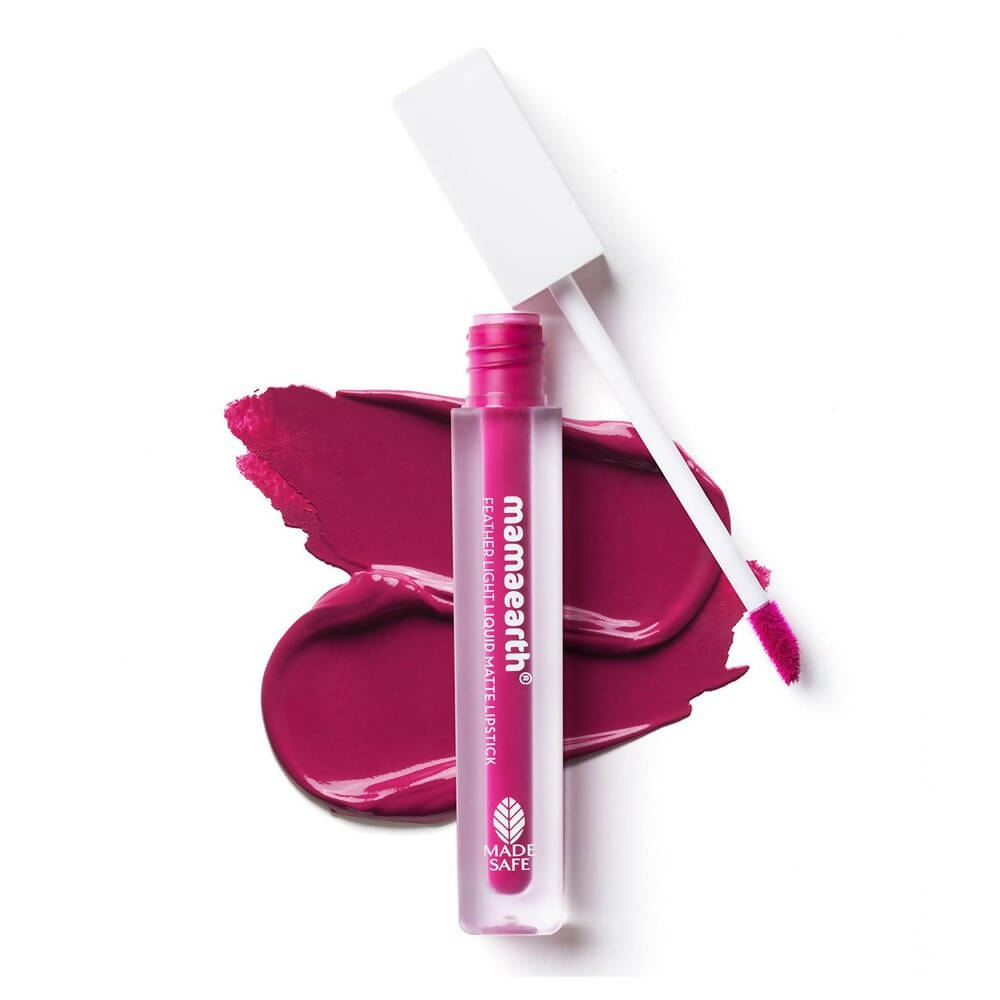 Mamaearth Feather Light Liquid Matte Lipstick - Pink Orchid | Grocsy