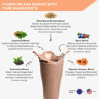 Wellbeing Nutrition Superfood Plant Protein-Dark Chocolate Hazelnut | Grocsy
