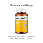 TrueBasics Vitamin D3 2000 IU Capsules | Grocsy