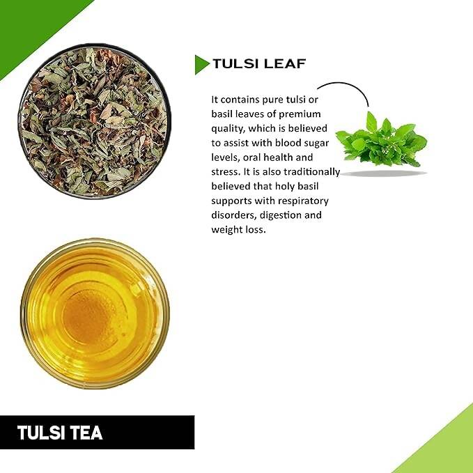 Teacurry Organic Tulsi Tea Bags | Grocsy