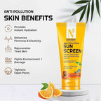 NutriGlow Advanced Organics Anti Pollution Sun Screen SPF 30 PA+++ | Grocsy