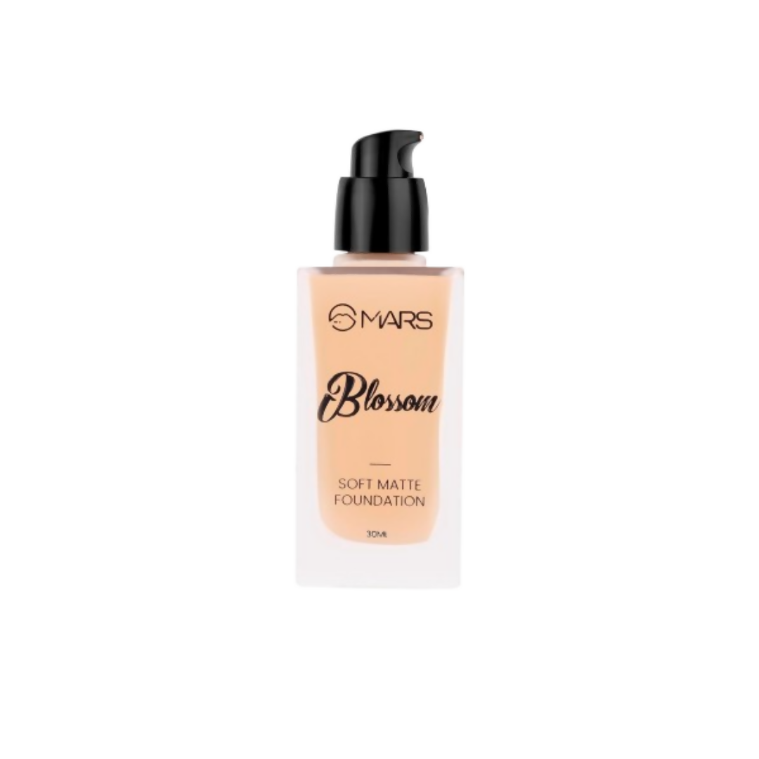 MARS Cosmetics Blossom Soft Matte Full Coverage Foundation - 03 Warm Nude | Grocsy