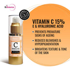 St.Botanica Vitamin C 15% E & Hyaluronic Acid, Age Defying & Skin Clearing Serum | Grocsy
