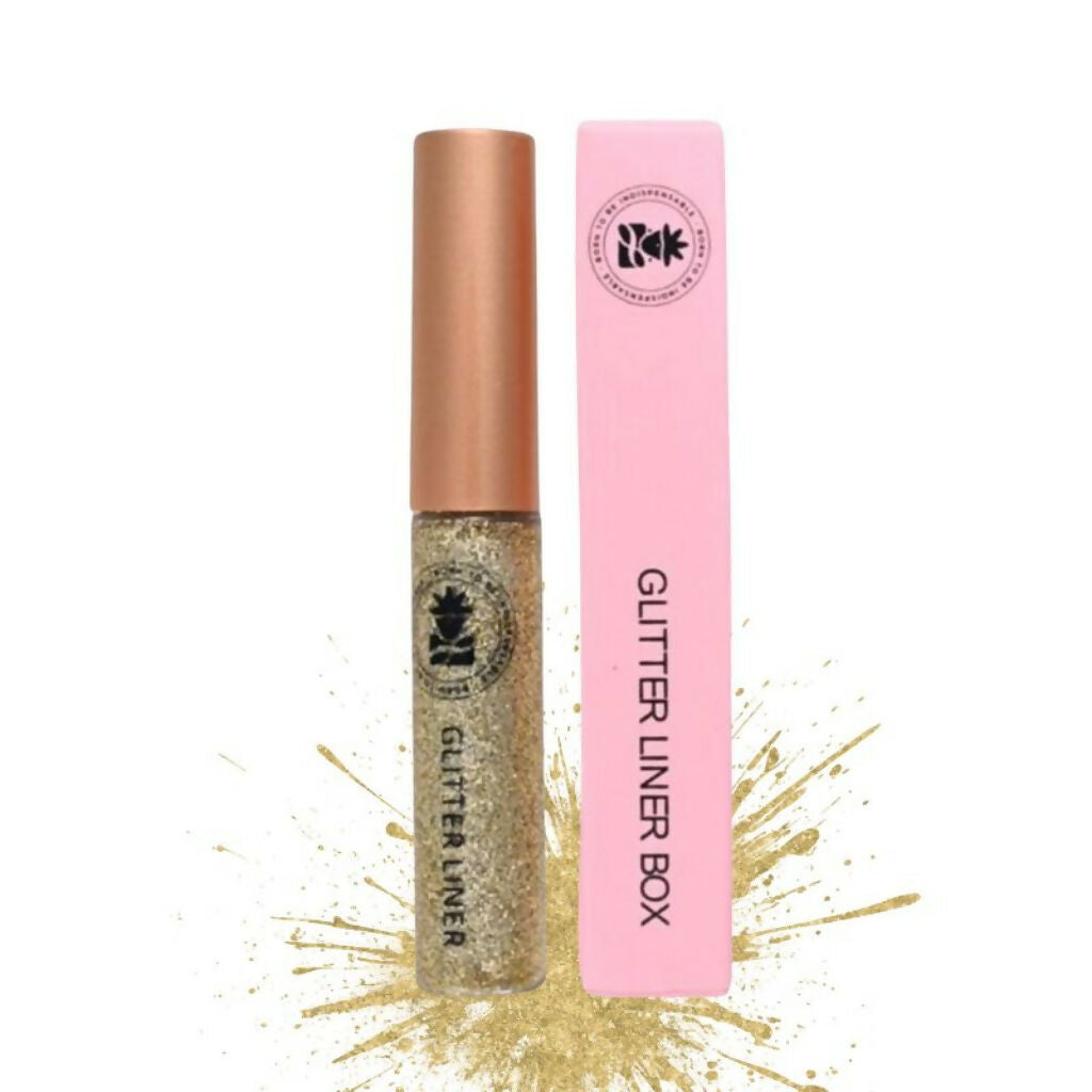 BOBI Glitter Eyeliner Gold Diamond Sparkle Finish Waterproof Long Wear | Grocsy