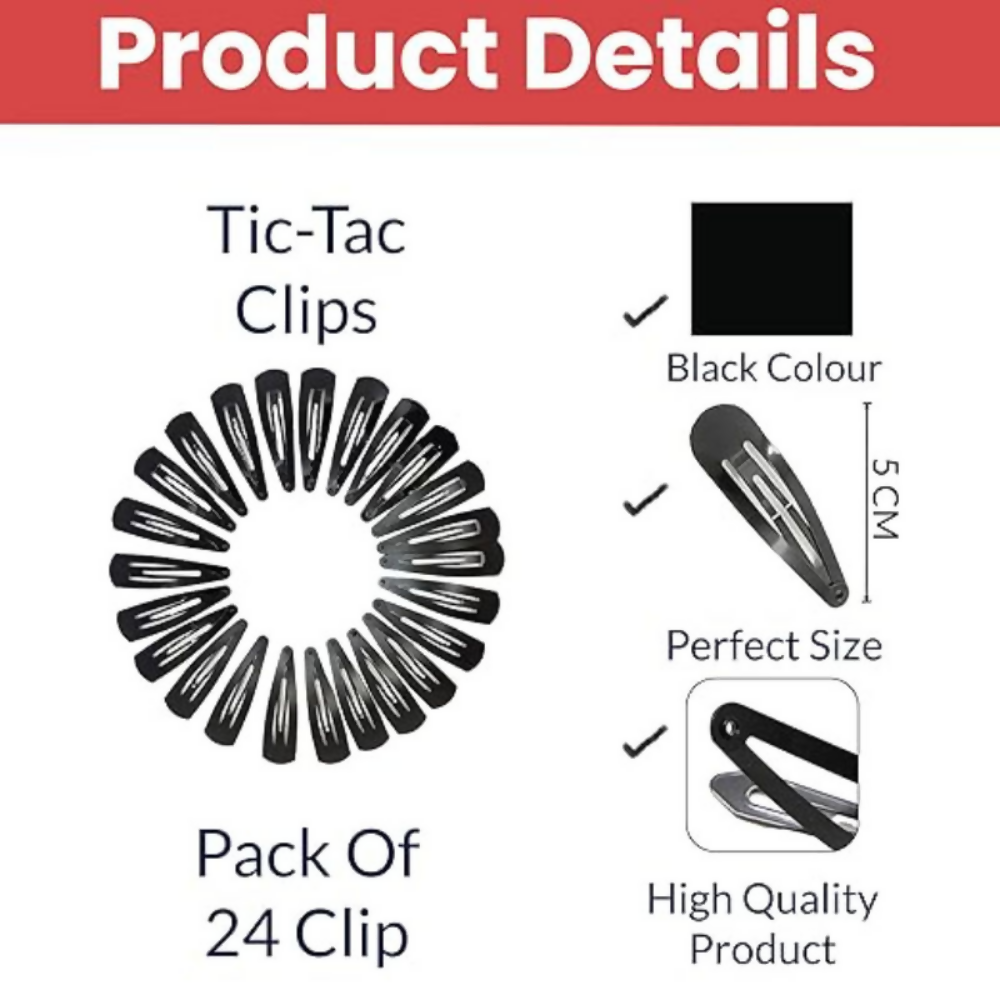 ̌Bronson Professional Tic Tac Hair Clips | Grocsy