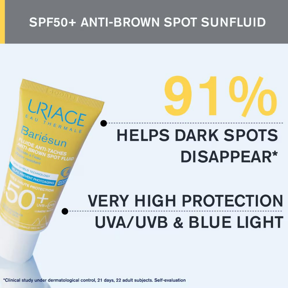 Uriage Bariesun Anti-Brown Spot Sunscreen SPF50+ Vitamin C&E | Grocsy