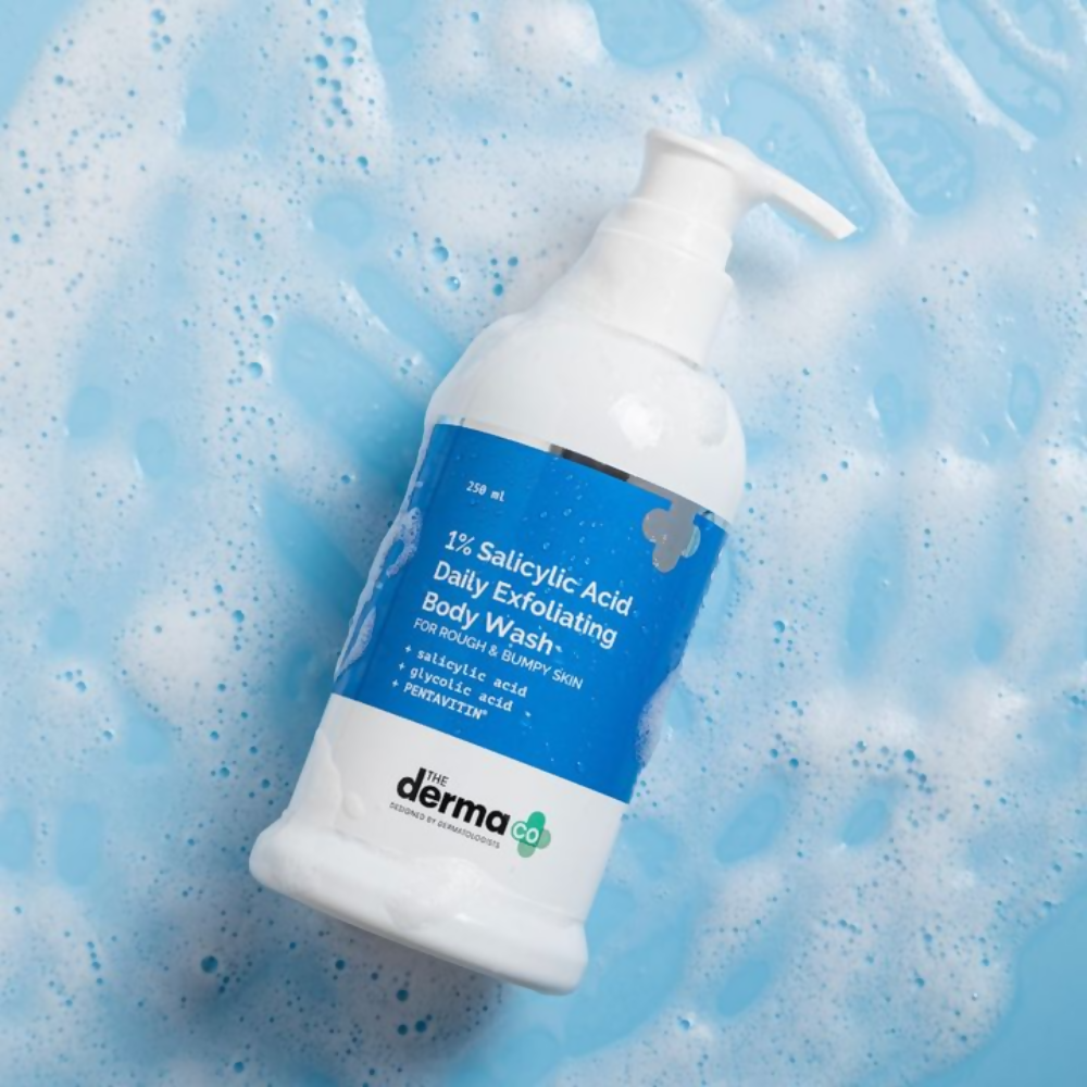 The Derma Co 1% Salicylic Acid Daily Exfoliating Body Wash | Grocsy