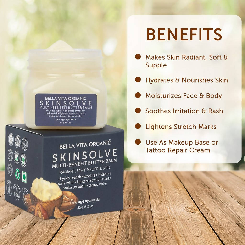 Bella Vita Organic Skin Solve Multi Benefit Butter Balm | Grocsy