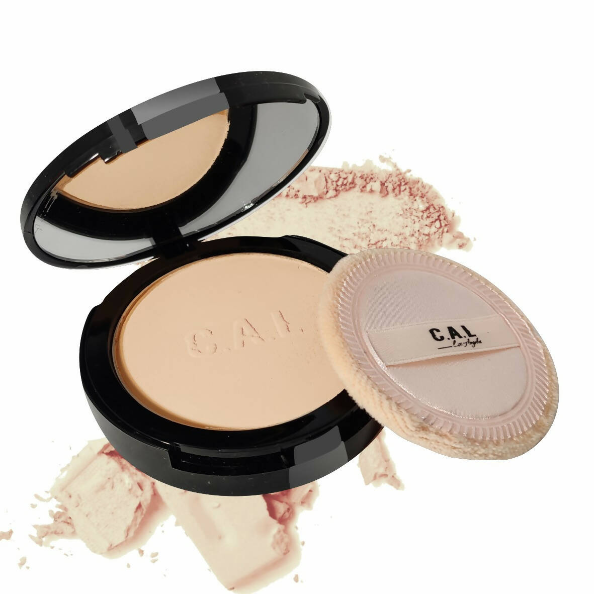 CAL Los Angeles Finish Up Matte Compact -Light Pink | Grocsy