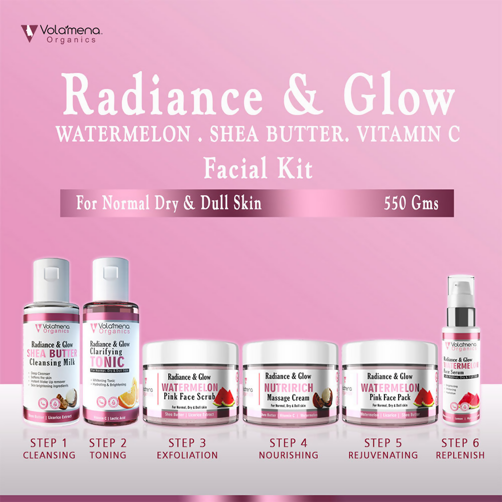 Volamena Radiance & Glow Watermelon Facial Kit | Grocsy