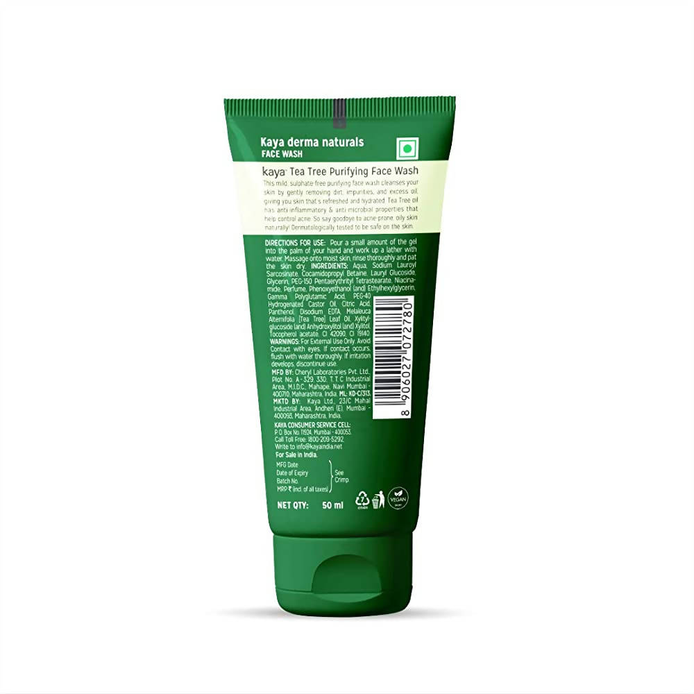 Kaya Tea Tree Purifying Face Wash | Grocsy