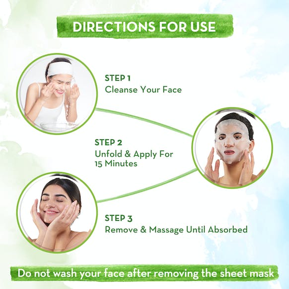 Mamaearth Rice Water Bamboo Sheet Mask | Grocsy