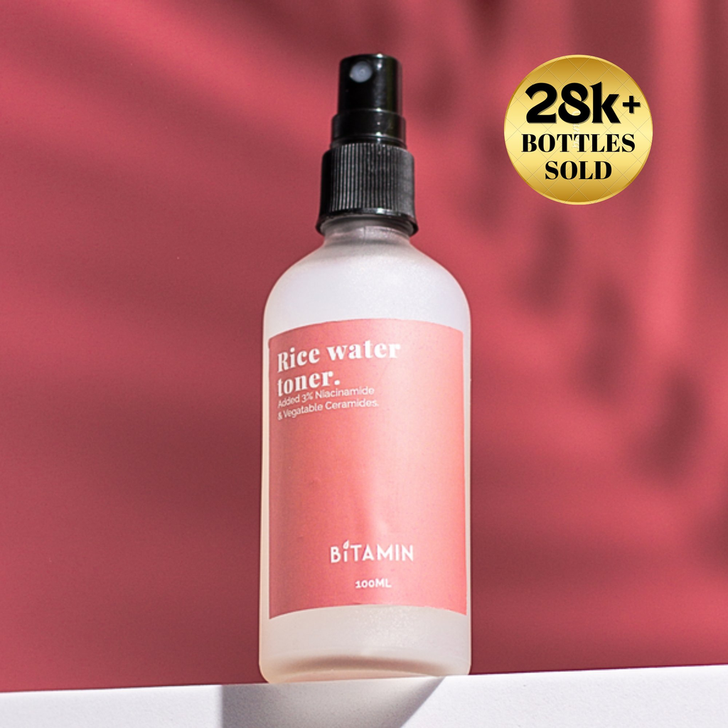 Bitamin 3% Niacinamide & Rice Water Face Toner | Grocsy