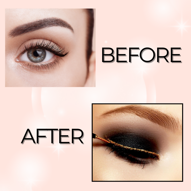BOBI Glitter Eyeliner Orange Diamond Sparkle Finish | Grocsy