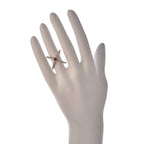 Gold-Polished Alloy Traditional Red Green Ring - The Pari | Grocsy
