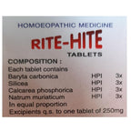 SBL Homeopathy Rite-Hite Tablets | Grocsy