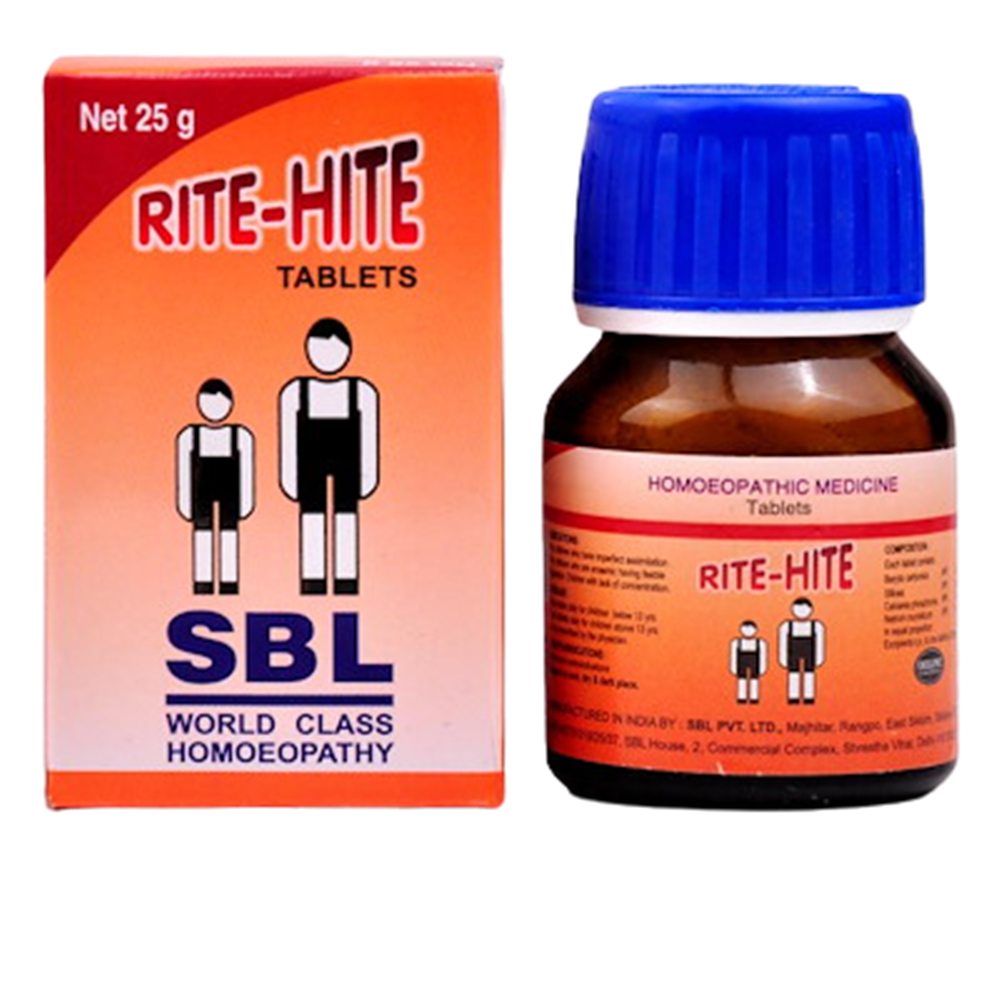 SBL Homeopathy Rite-Hite Tablets | Grocsy