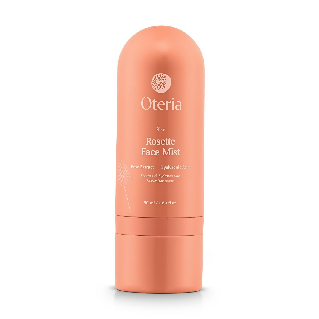 Oteria Luxury Rosette Face Mist Toner with Rose Water & Hyaluronic Acid, Toning Solution For Glowing Skin | Grocsy