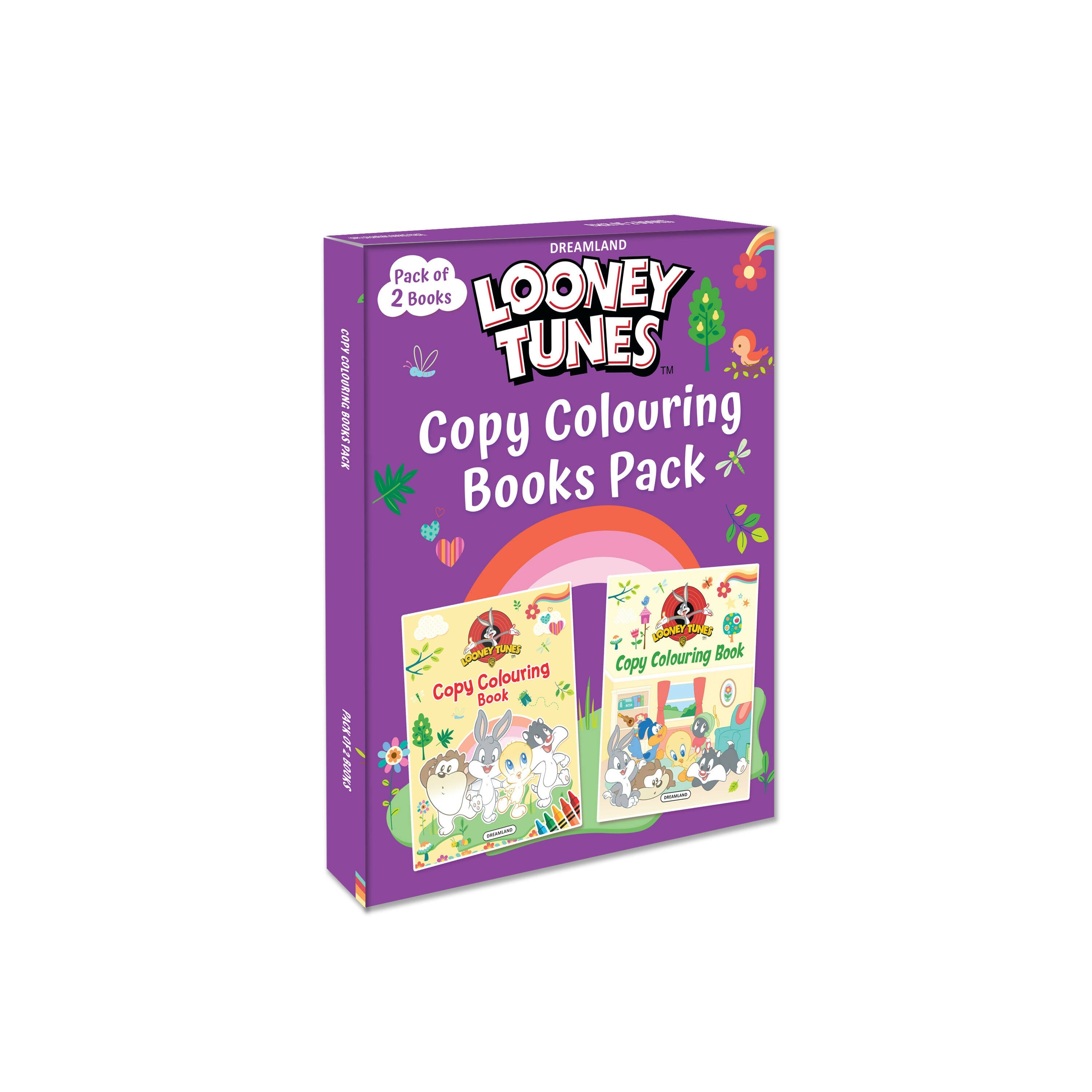 Dreamland Looney Tunes Copy Colouring Books Pack ( A Pack of 2 Books) | Grocsy