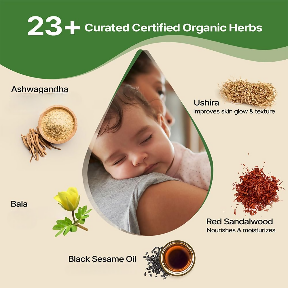 Herby Angel Bala Ashwagandhadi Body Massage Oil for Baby | Grocsy