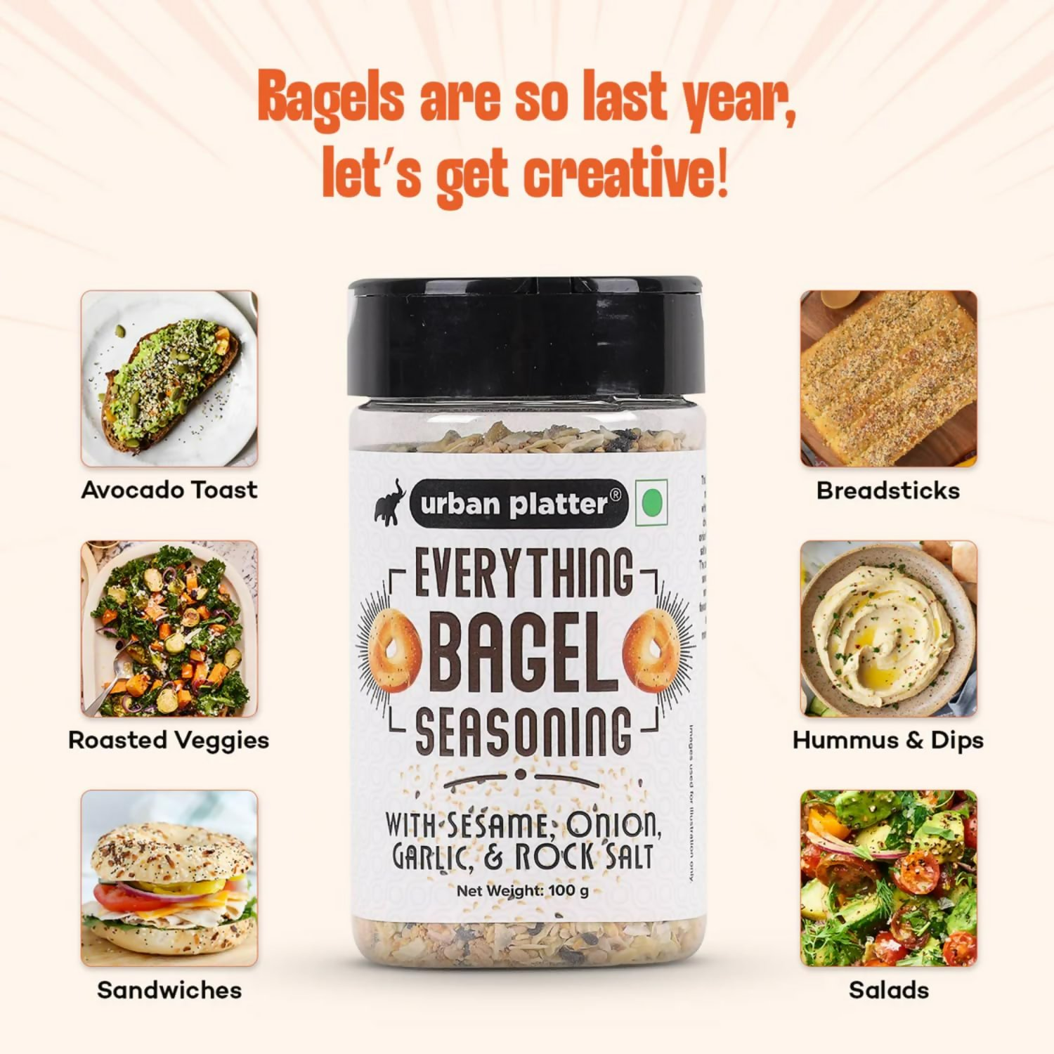 Urban Platter Everything Bagel Seasoning | Grocsy