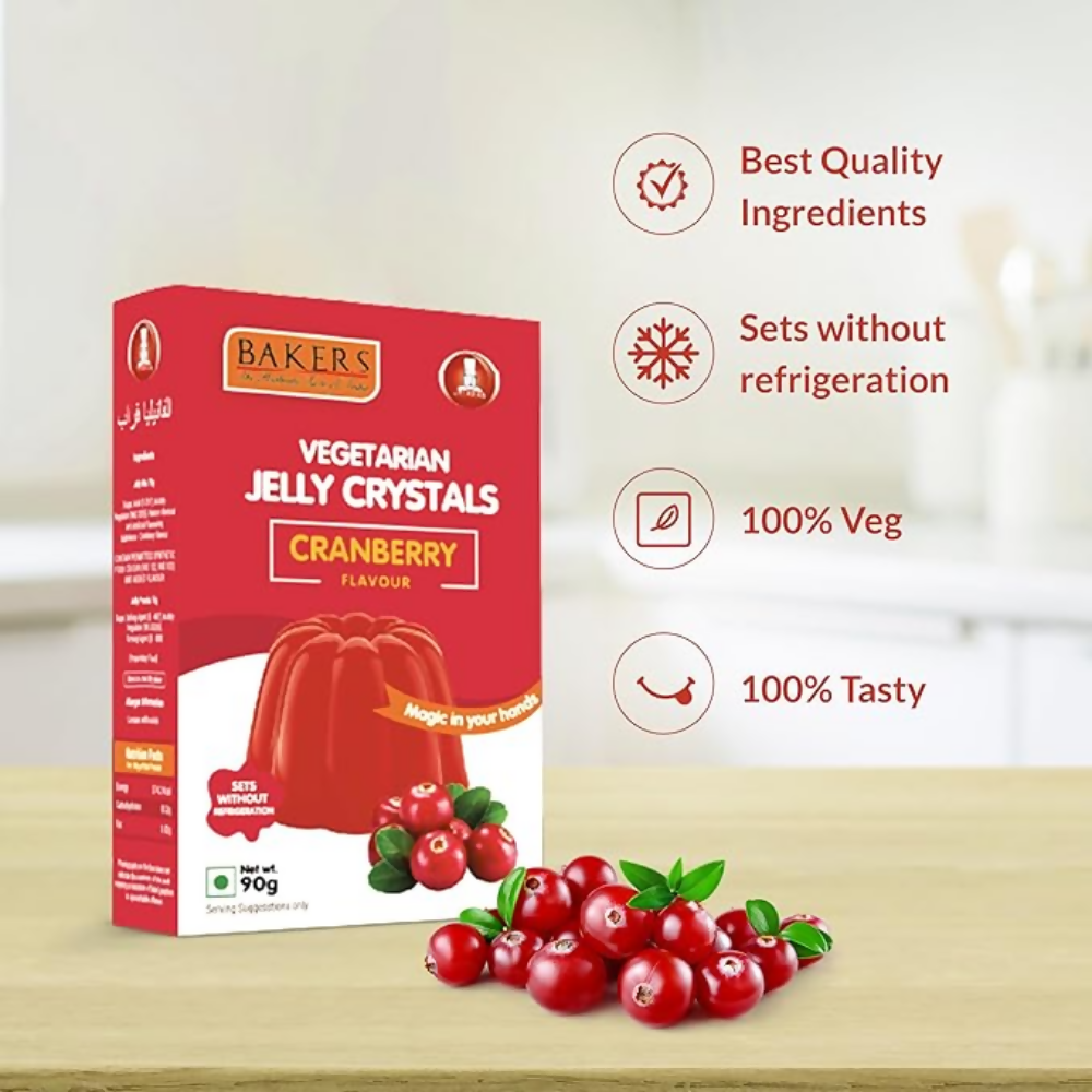 BAKERS Jelly Crystals - Cranberry | Grocsy