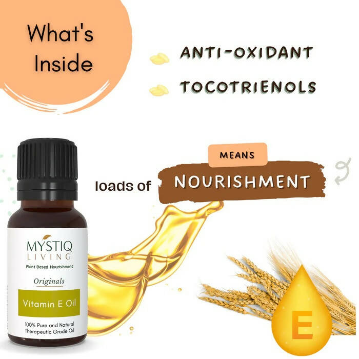 Mystiq Living Originals Vitamin E Oil | Grocsy