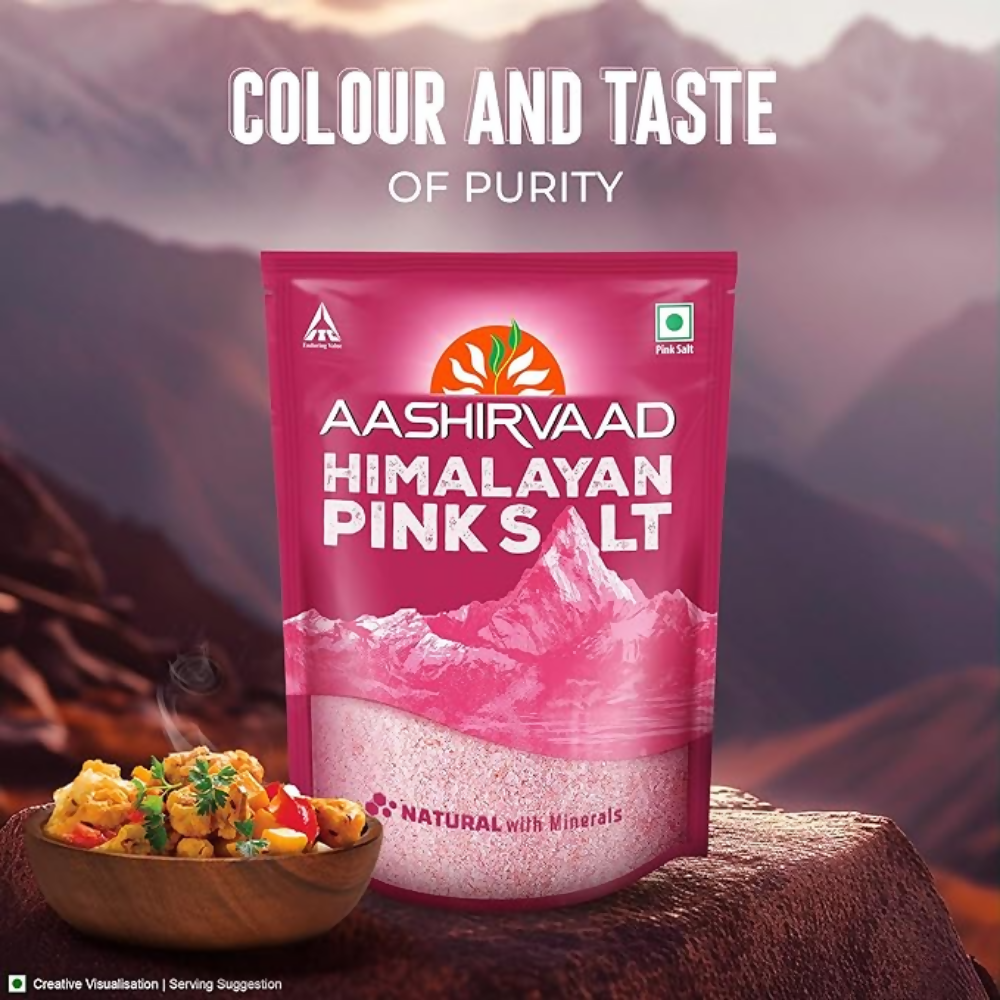 Aashirvaad Himalayan Pink Salt | Grocsy