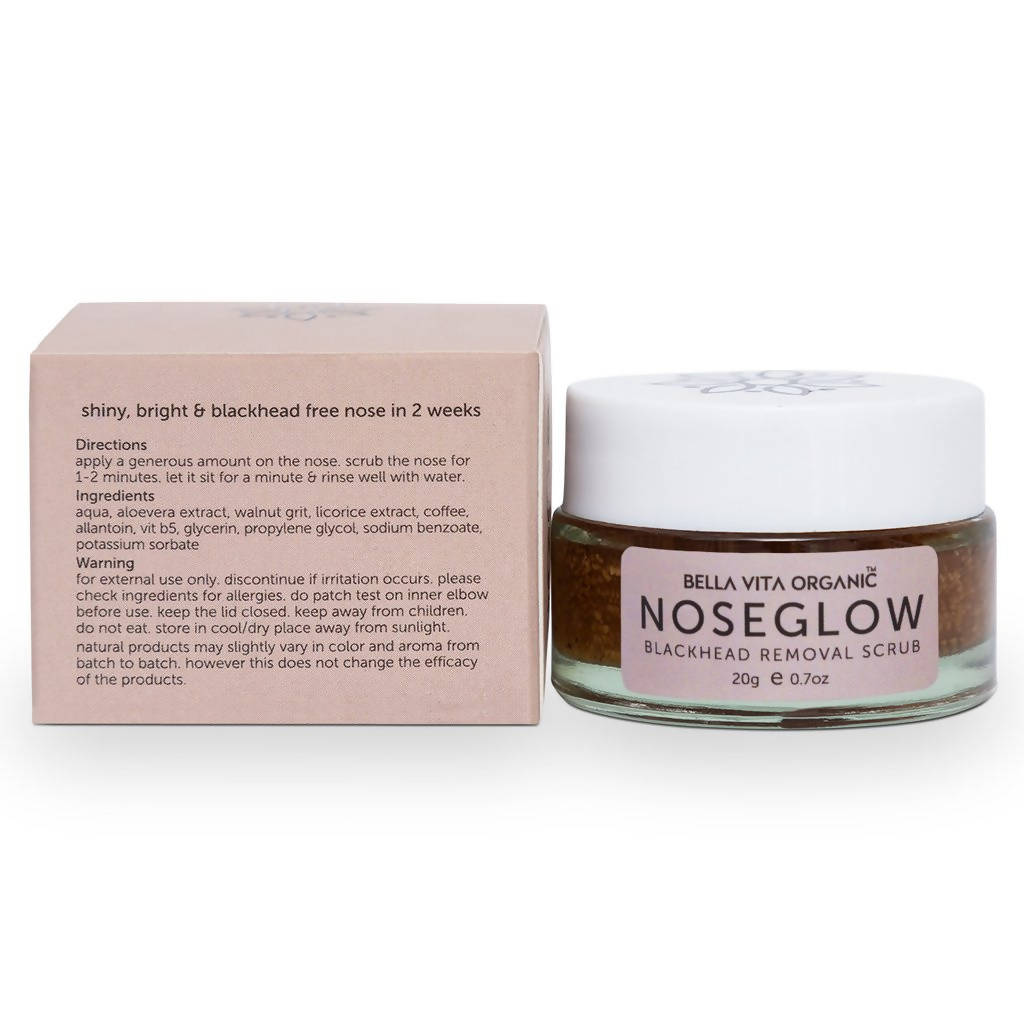 Bella Vita Organic Nose Glow Blackhead Removal Scrub | Grocsy